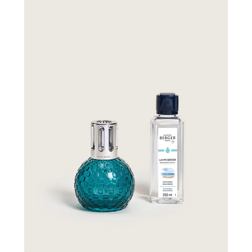 Lampe Berger Lampe Berger Disco Green Gift Set + 250 ml Ocean Breeze