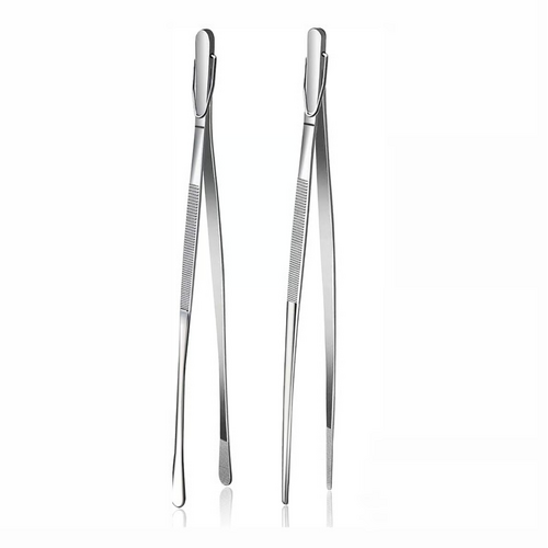 Fox Run Food Tweezers Stainless Steel Set of 2