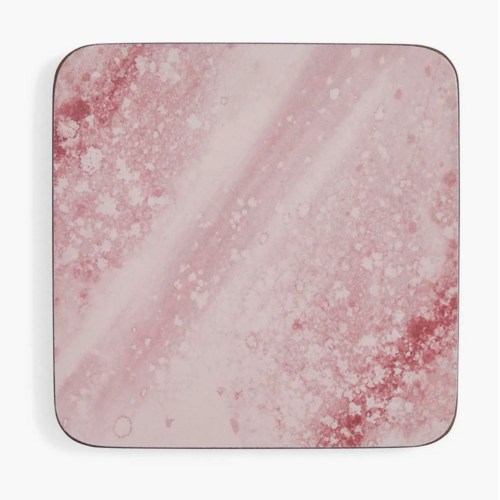 Pimpernel Coasters Minerals Rose Quartz Set of 6