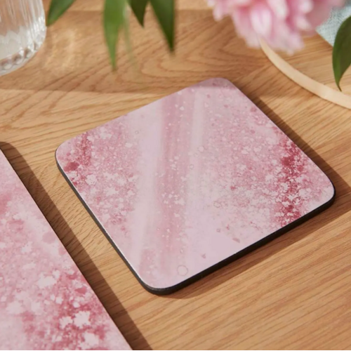 Pimpernel Coasters Minerals Rose Quartz Set of 6
