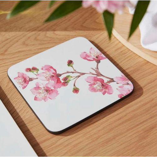 Pimpernel Coasters Pink Blossom Set of 6