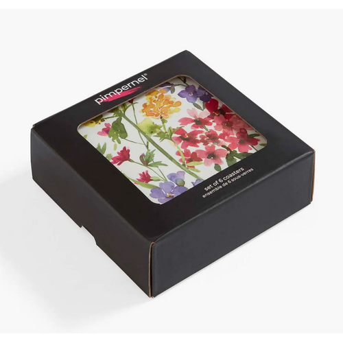 Pimpernel Coasters Wildflowers Set of 6