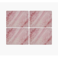 Placemats Minerals Rose Quartz Set of 4