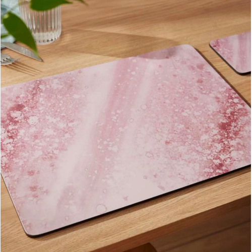 Pimpernel Placemats Minerals Rose Quartz Set of 4