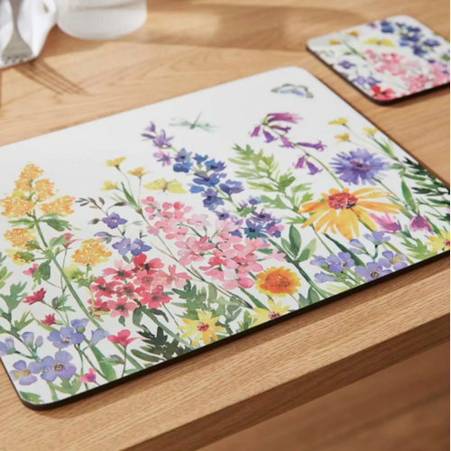 Pimpernel Placemats Wildflowers Set of 4