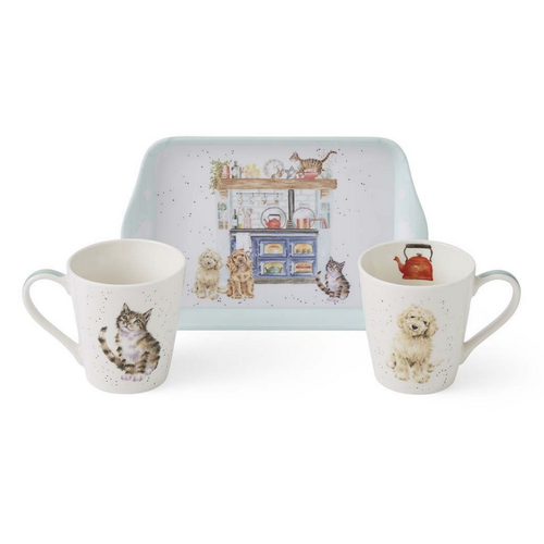 Wrendale Wrendale Mugs and Tray Set Country Kitchen