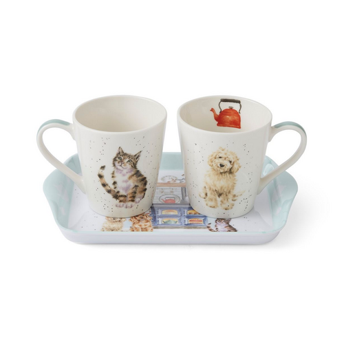 Wrendale Wrendale Mugs and Tray Set Country Kitchen