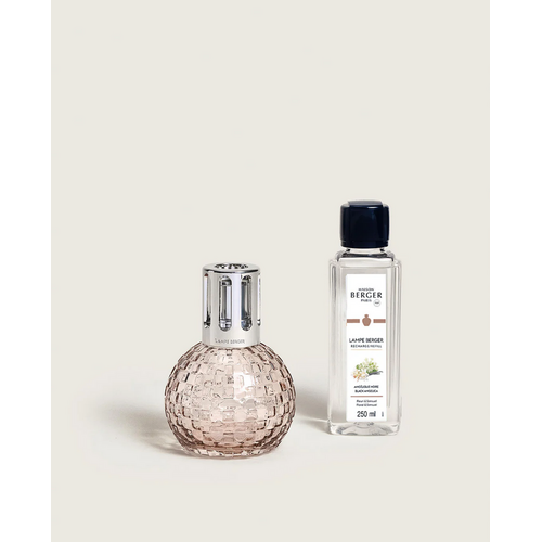 Lampe Berger Lampe Berger Disco Pink Gift Set + 250 ml Black Angelica