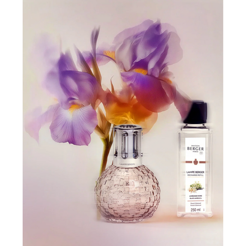 Lampe Berger Lampe Berger Disco Pink Gift Set + 250 ml Black Angelica