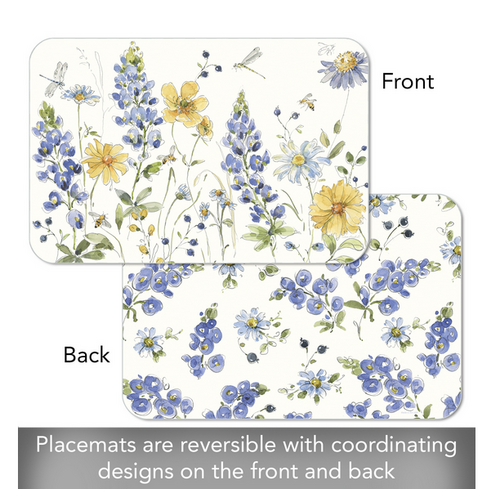 CounterArt Placemat Reversible Lovely Blues