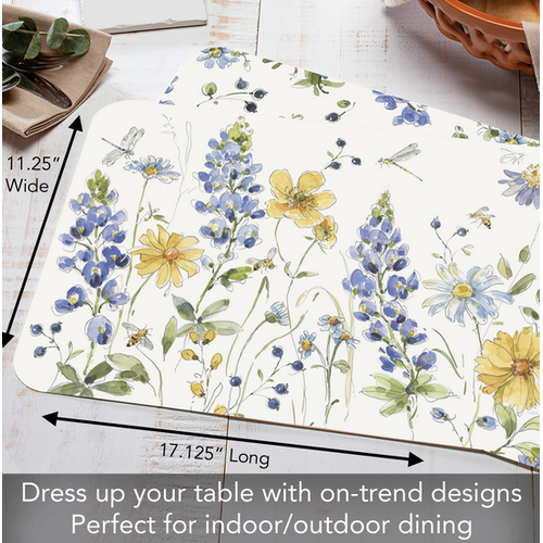CounterArt Placemat Reversible Lovely Blues