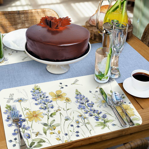 CounterArt Placemat Reversible Lovely Blues