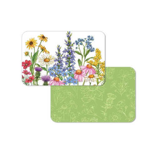 CounterArt Placemat Reversible Wildflower Guide