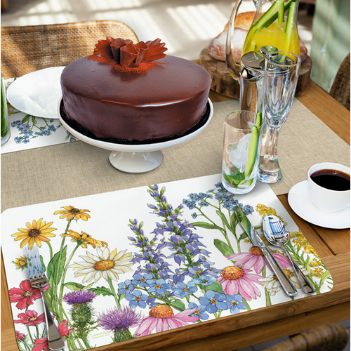 CounterArt Placemat Reversible Wildflower Guide