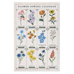 Ulster Weavers Tea Towel Time to Grow Flower