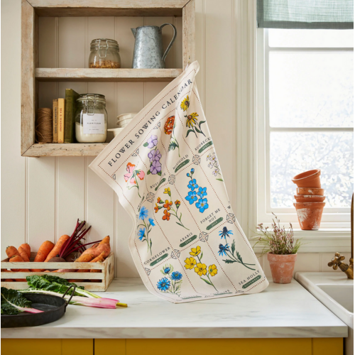 Ulster Weavers Tea Towel Time to Grow Flower