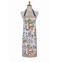 Apron Wipeable Pantry Cats