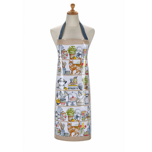 Ulster Weavers Apron Wipeable Pantry Cats