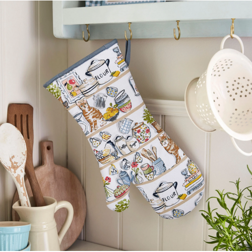 Ulster Weavers Oven Mitt Set Pantry Cats