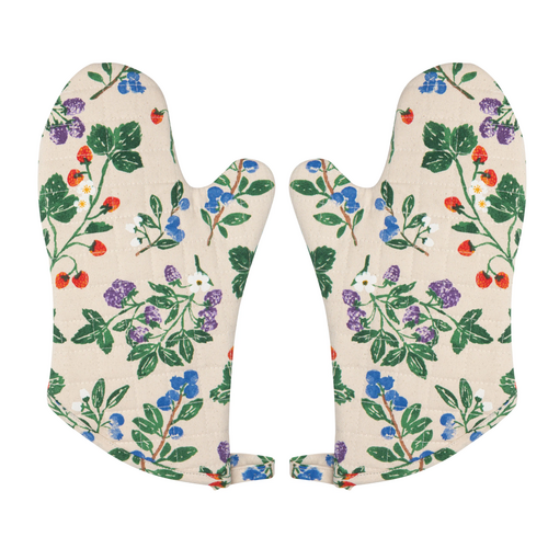 Now Designs Oven Mitt Set Berry Bramble