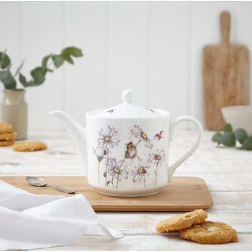 Wrendale Wrendale Teapot Oops a Daisy 4 Cup