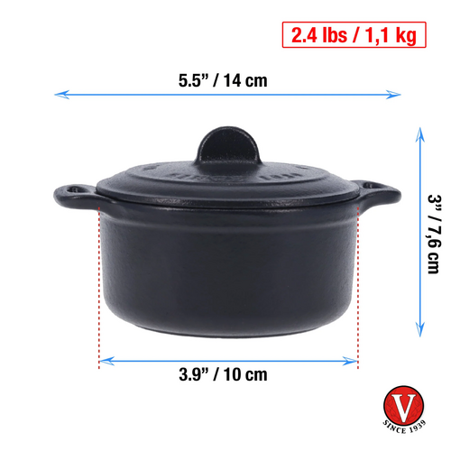 Victoria Cast Iron Mini Cocotte Victoria