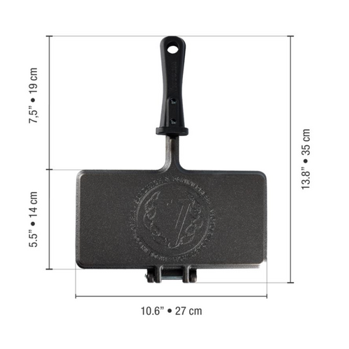 Victoria Cast Iron Panini Press Victoria