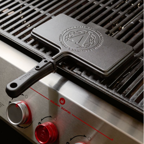 Victoria Cast Iron Panini Press Victoria