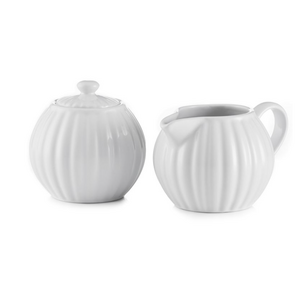 Price & Kensington Luxe Cream and Sugar Set White