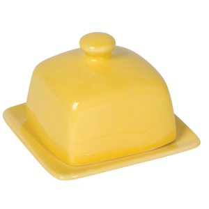 Now Designs Butter Dish Square Lemon