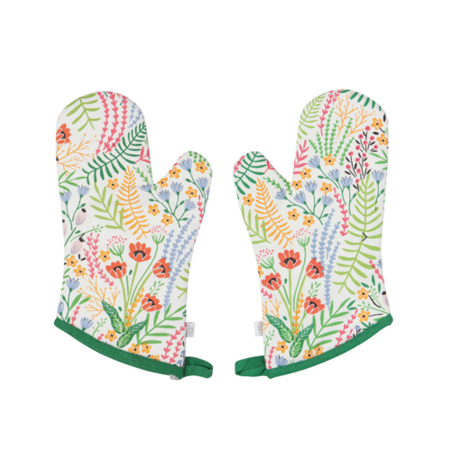 Now Designs Oven Mitt Set Bouquet