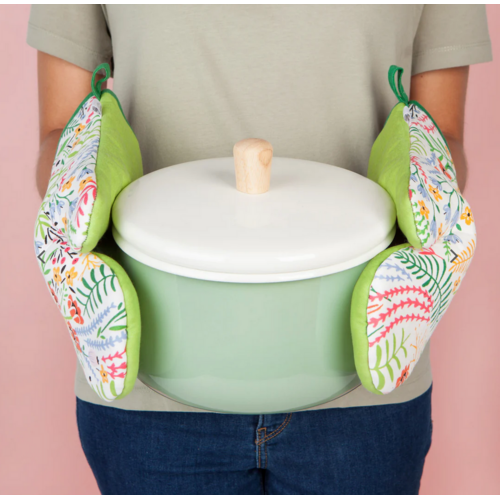 Now Designs Oven Mitt Set Bouquet