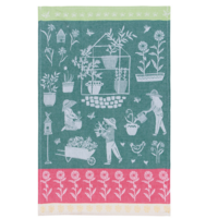 Tea Towel Jacquard Green Thumb