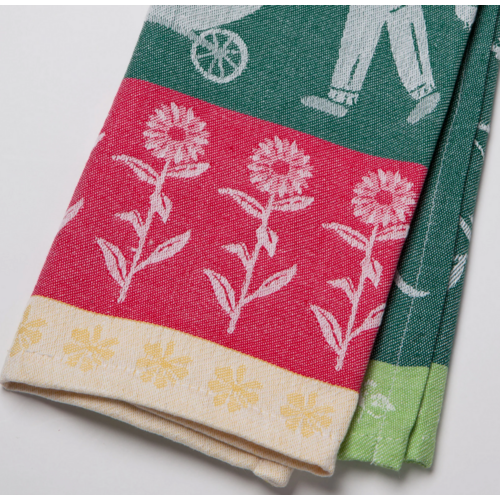 Now Designs Tea Towel Jacquard Green Thumb