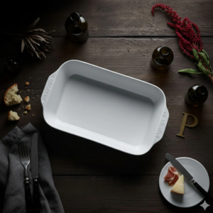 Pillivuyt Plisse Deep Rectangular Roaster 12 x 8 Inch