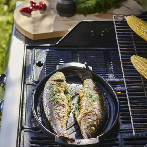 Peugeot Grill To Table Oval Fish Grill 16 Inch