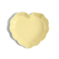 Emile Henry Madeleine Heart Shaped Dish French Vanilla