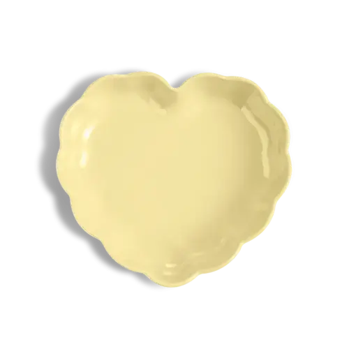 Emile Henry Emile Henry Madeleine Heart Shaped Dish French Vanilla