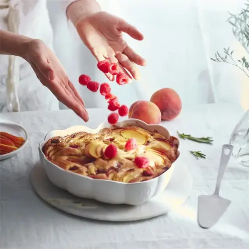 Emile Henry Emile Henry Madeleine Heart Shaped Dish French Vanilla