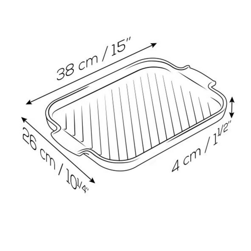 Peugeot Grill To Table Rectangular Grill 15 Inch