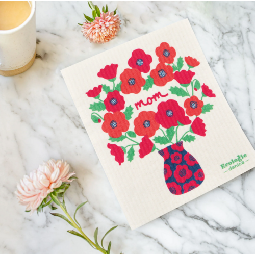 Now Designs Swedish Cloth Poppy Bouquet