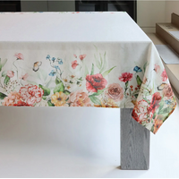 Tablecloth Mixed Floral 60 x 120 Inch