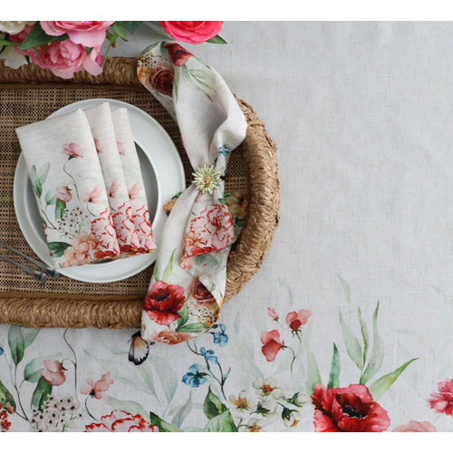 Harman Tablecloth Mixed Floral 60 x 120 Inch