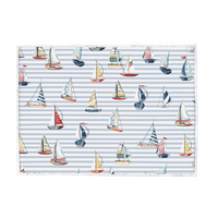 Drying Mat Sailboat Stripes