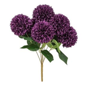 Abbott Pompom Dahlia Bouquet Purple