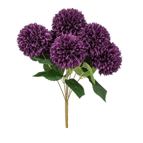 Abbott Pompom Dahlia Bouquet Purple