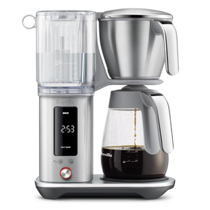 Coffee Maker the Luxe Brewer Glass Brushed Stainless 12 Cup