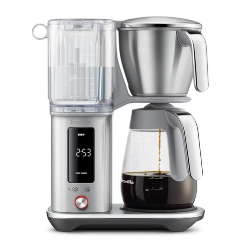 Coffee Maker the Luxe Brewer Glass Brushed Stainless 12 Cup