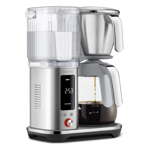 Coffee Maker the Luxe Brewer Glass Brushed Stainless 12 Cup