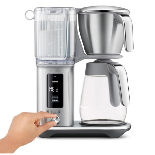 Coffee Maker the Luxe Brewer Glass Brushed Stainless 12 Cup